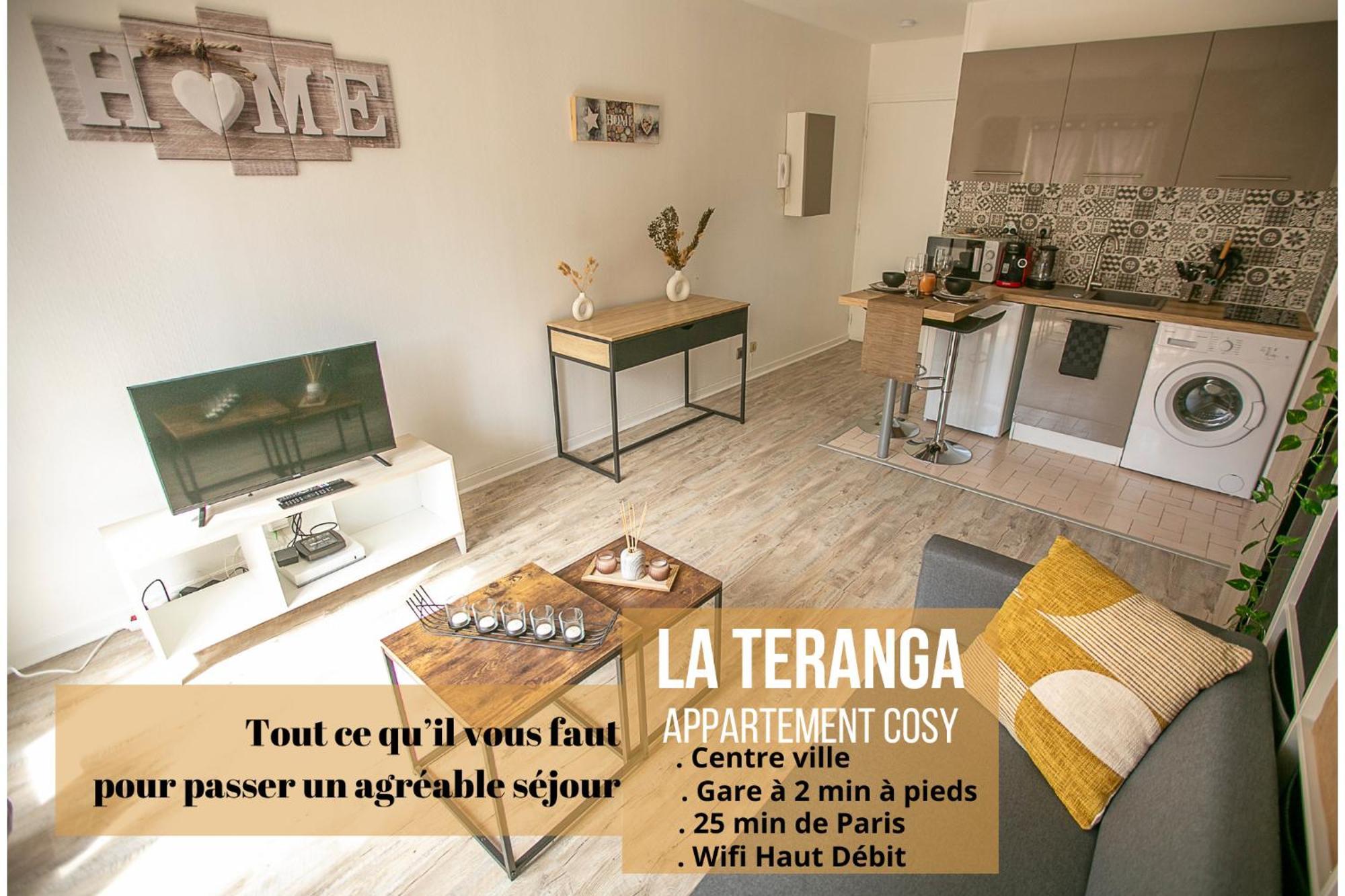 La Teranga - Wifi - Coeur De Ville - Gare Les Mureaux Εξωτερικό φωτογραφία